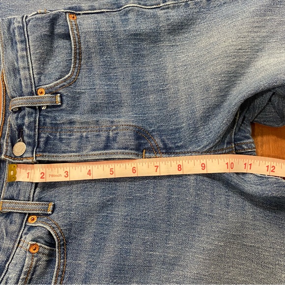Levi’s White Oak Cone Denim Wedgie button fly 26 retro blogger fav raw crop - Picture 9 of 14